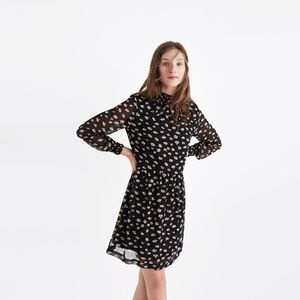 Madewell Mistlight Mockneck Floral Dress